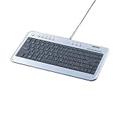 バッファローコクヨサプライ BUFFALO USB+PS/2接続コンパクトキーボード BKBCJ91SBKA