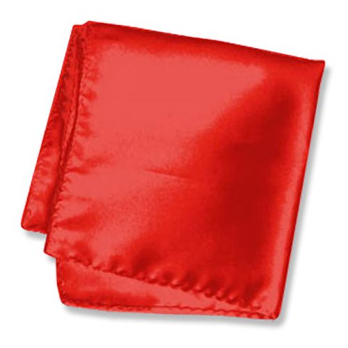 Men's 10.5 Inch Silk Pocket Square by Elite Solid in Your Choice of Color