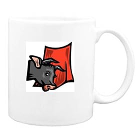 Mug with blanket, bull, animal by Shopzeus