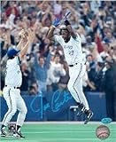 Joe Carter autographed 8x10 Photo (Toronto Blue Jays 1993 World Series Winning Home Run)