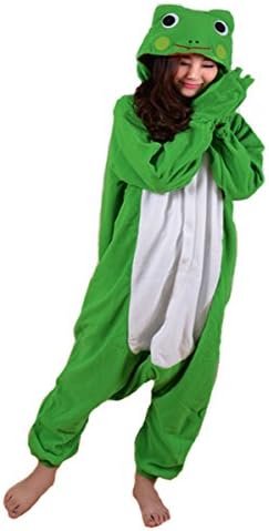 Pajamas Anime Costume Adult Animal Onesie Frog Cosplay Size L