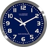 16" Atomic Wall Clock Color: Blue