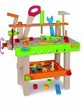 Eichhorn 100001844 - Werkbank inklusive Zubehör, 49-teilig - 19x42x39cm -