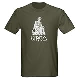 Virgo Art Dark T-Shirt by CafePress