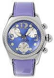 Corum Bubble XL Chronograph (Regular Strap) Women's Watch Lavendar Dial on Lavendar Strap Diamond Bezel 396-152-47-F170FK30R