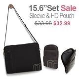 miim 15.6 Inch Sleeve 2.5 Hard Drive Pouch Black Set LENOVO Ideapad Laptop Slim Case Bag For Women/Men Fast Shipping
