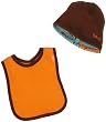 Disney Baby-Boys Newborn Tigger Let's Bounce Reversible Cap and Bib Set