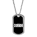 Connor - Name Military Dog Tag Luggage Keychain