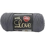 Red Heart with Love E400.1401 Yarn, Pewter