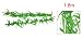Green Artificial Weeping Willows Leaf Garland Floral Home Decor 5.9Ft