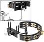 Pearl PTM10GH Ultra Grip Tambourine, Steel Jingles