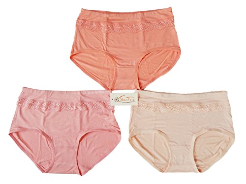 ShanTrip ハイウエスト お腹すっぽり レディース ショーツ セット 冷え性 対策