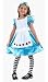 Child Girl's Alice in Wonderland Style Fancy Dress Outfit. Medium Children's Costume, Fits Approx. Between Ages 7-9 years. Perfect for Book Week or Parties.