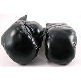 1 Pair (Black) 12oz Boxing Gloves New Punching Gloves by 