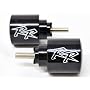 HONDA CBR 600 900 929 954 1000 "RR" ENGRAVED BAR ENDS FRAME SLIDERS