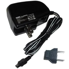 HQRP Wall AC Power Adapter compatible with Sony HandyCam DCR-HC46 DCR-HC46E Camcorder - (incl. USA Plug & Euro Adapter)