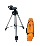 Johnson Level and Tool 40-6861 Tripod with Carrying Case and 1/4-Inch - 20 Adapter