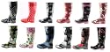 Moderne Fashion Gummistiefel Regenstiefel Muster Mix (GST1)