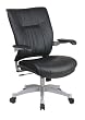 Office Star Products Space 3900 Series Deluxe Leather Chair, Black 3900 / OSP3900