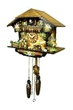 鳩時計 クォーツ式鳩時計 ドイツ森の時計 木こりの休憩400QM