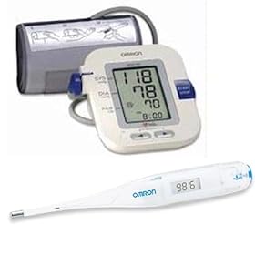 Omron HEM-780 Automatic Blood Pressure Monitor with Thermometer