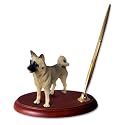 Akita Dog Desk Set - Fawn