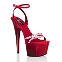 6 1/2 Inch Sexy Prom Shoe High Heel Platform Formal Sandal With Rhinestones CLEARANCE