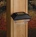 6x6 Black Post and Stair Light 2 PACK [CAPITOL CITY LUMBER]