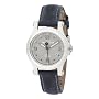 Timex Women's T49812 Analog Silver-Tone Case Blue Leather Strap Expedition Watch