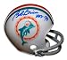 Bob Griese Autographed/Hand Signed Miami Dolphins Thowback 2 Bar Mini Helmet with HOF 90 Inscription