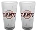 San Francisco Giants Frosted Pint Glass (16-Ounce, Set of 2)