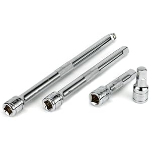 Powerbuilt 640844 3/8-Inch Drive Extension Bar Set 4-Piece