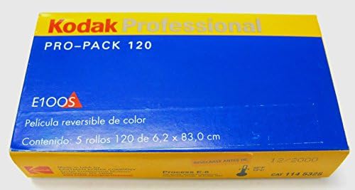 5 Roll Box Kodak Ektachrome E100S 120 Format Color Slide Film Outdated 12/2000