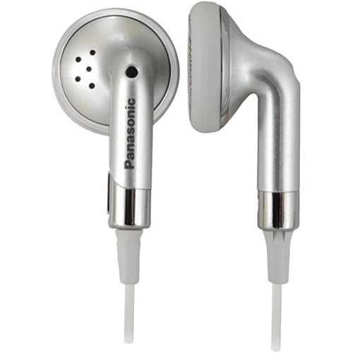Panasonic RP-HV250 Portable Earbud Headphones (Silver)