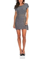 Bleu Marine Vestido Julia (Gris)