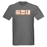 Eat Sleep Golf Funny Dark T-Shirt by CafePress