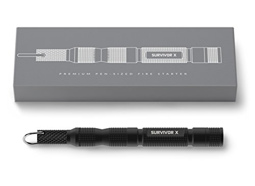 Survivor x magnesium fire starter - ultra compact pen-s…