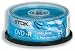 Electronics : TDK DVD-R Recordable Disk Write-once on Spindle 16x Speed 4.7Gb Ref DVD-R47CBED25-SPI [Pack 25]