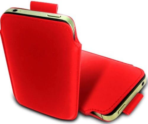 N E Fing Red PU leather pull tab case for Vertu Constellation Ayxta(s)