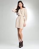 bebe Mimi Silk Faux Wrap Dress