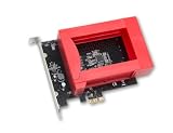 Syba Dual Slot 2.5-Inch SATA III HDD SDD Caddy RAID PCI-Express Card (SD-PEX40044)