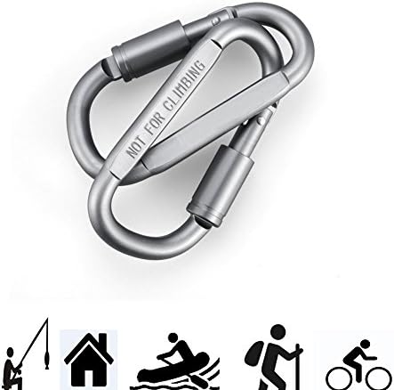 Ma Fang Camping Equipment Locking Carabiner Aluminum d Ring Carabiner Hook Outdoor Spring Clips