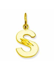 10K Gold Initial S Charm