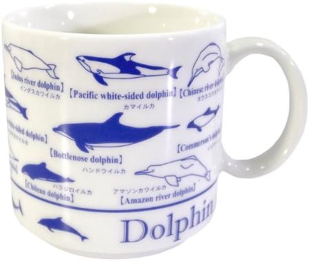 Dolphin picture book mug 12102 (japan import)