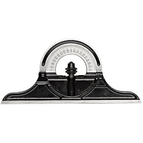Starrett PR-1224S Cast Iron Reversible Protractor Head For Combination Squares, Combination Sets And Bevel Protractors