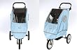 Warm as a Lamb Single or Jogging Stroller Cover Blue