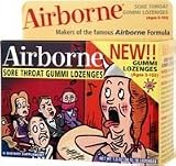 AirBorne Gummi Throat Lozenges, 18 Lozenges by ClubNatural