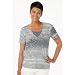 Misses Coral Bay Floral Surplice Duet Top