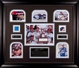 Rusty Wallace Framed 6-Photo w/Metal Suit
