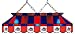 Imperial Cleveland Cavaliers Licensed 40-Inch Rectangular Stained Glass Billiard Table Light